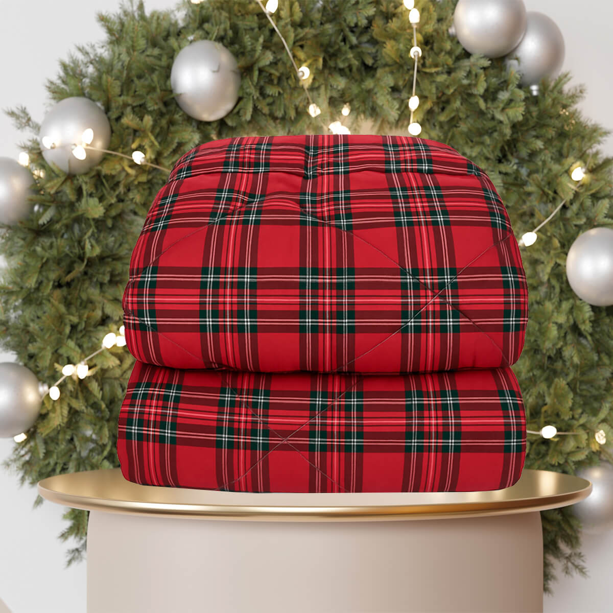 Χριστουγεννιάτικο Υπέρδιπλο Πάπλωμα 220x240εκ