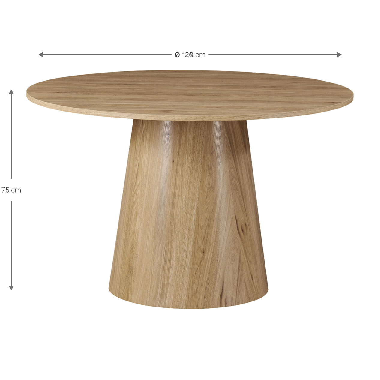 Koidern Table 120x120x75