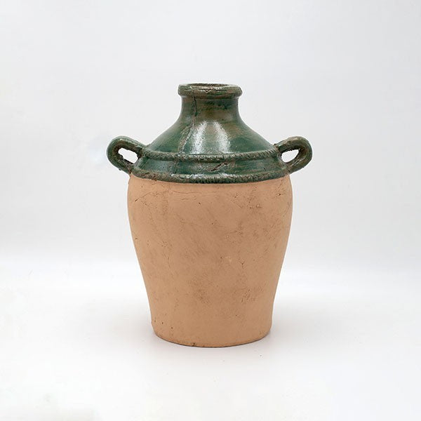 ΒΑΖΟ ΚΕΡΑΜΙΚΟ ΠΡΑΣΙΝΟ-ΜΠΕΖ 26x22x32.5