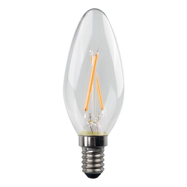 ΛΑΜΠΑ LED ΚΕΡΙ CROSSED FILAMENT 5W E14 6500K 220-240V CLEAR 3 ΤΜΧ
