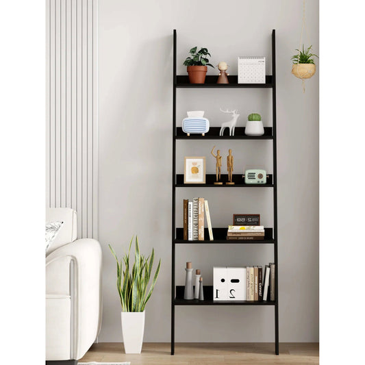 Βιβλιοθήκη Gambi Μαύρο 61x32.5x189