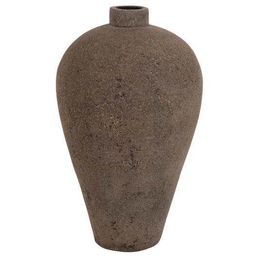 ΔΙΑΚΟΣΜΗΤΙΚΟ ΒΑΖΟ ΔΑΠΕΔΟΥ ΤΕΡΑΚΟΤΑ ΣΕ ΓΚΡΙ ΑΠΟΧΡΩΣΗ Φ73x130