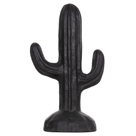 ΔΙΑΚΟΣΜΗΤΙΚΟΣ ΚΑΚΤΟΣ ΔΑΠΕΔΟΥ CACTUS ΓΥΨΟΣ ΣΕ ΜΑΥΡΟ 42x30x74