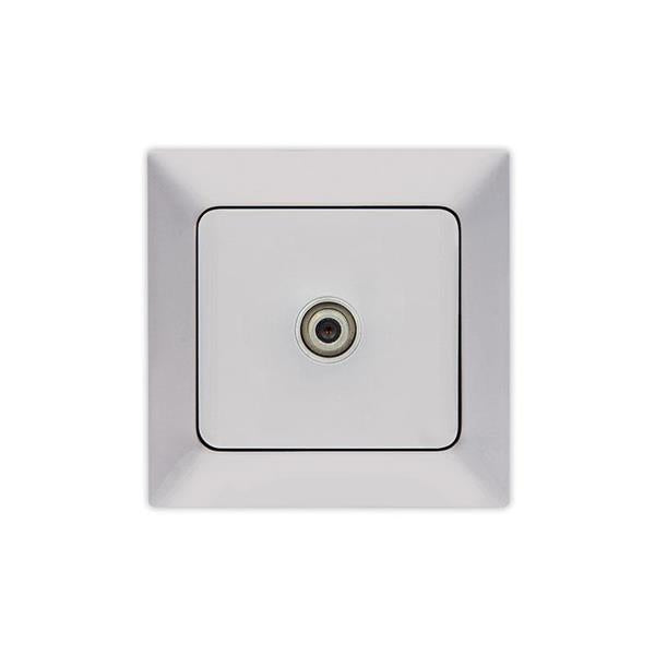 ΠΡΙΖΑ ΤV F CONNECTOR ΝΙΚΕΛ MAT