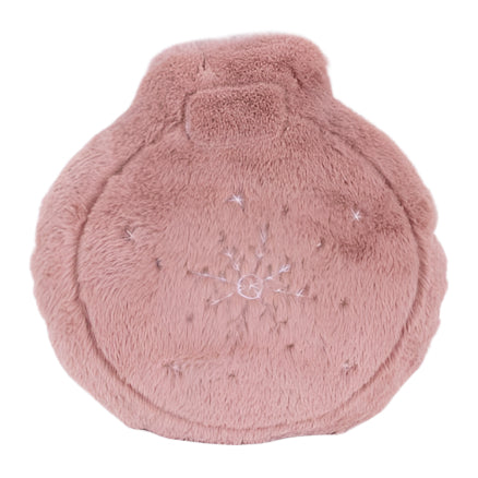 ΜΑΞΙΛΑΡΙ ΧΡΙΣΤΟΥΓΕΝΝΙΑΤΙΚΗ ΜΠΑΛΑ ΡΟΖ ΓΟΥΝΙΝΟ ΜΕ ΧΙΟΝΟΝΙΦΑΔΑ 32x4x34