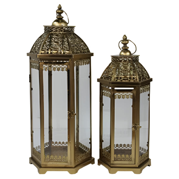 S/2 ΦΑΝΑΡΙΑ ΜΕΤΑΛΛΟ ΜΠΡΟΝΖΕ 21x18x46 26x22x62