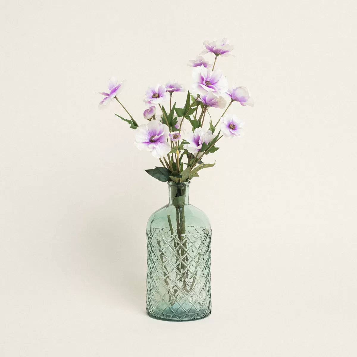 Βάζο με Ρόμβους 14x14x28 Πράσινο