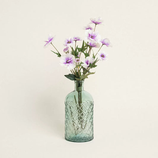Βάζο με Ρόμβους 14x14x28 Πράσινο