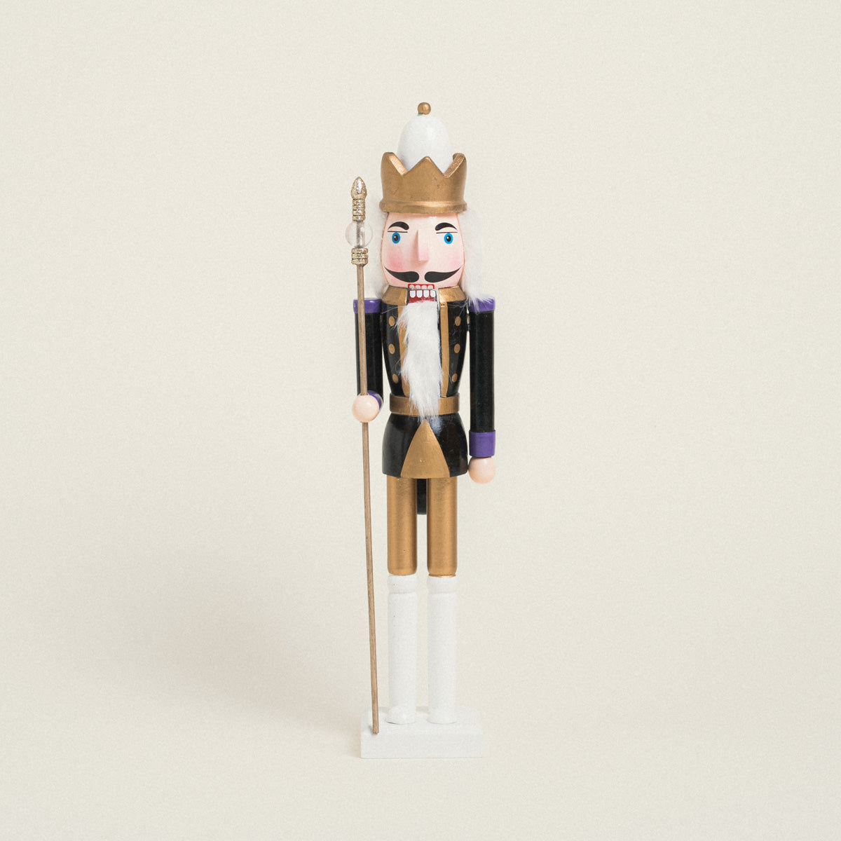 Καρυοθραύστες Μαύροι με Ξύλινο Καπέλο 25εκ