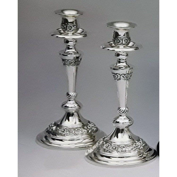 Σετ Επάργυρο Κηροπήγιο Σκαλιστό
