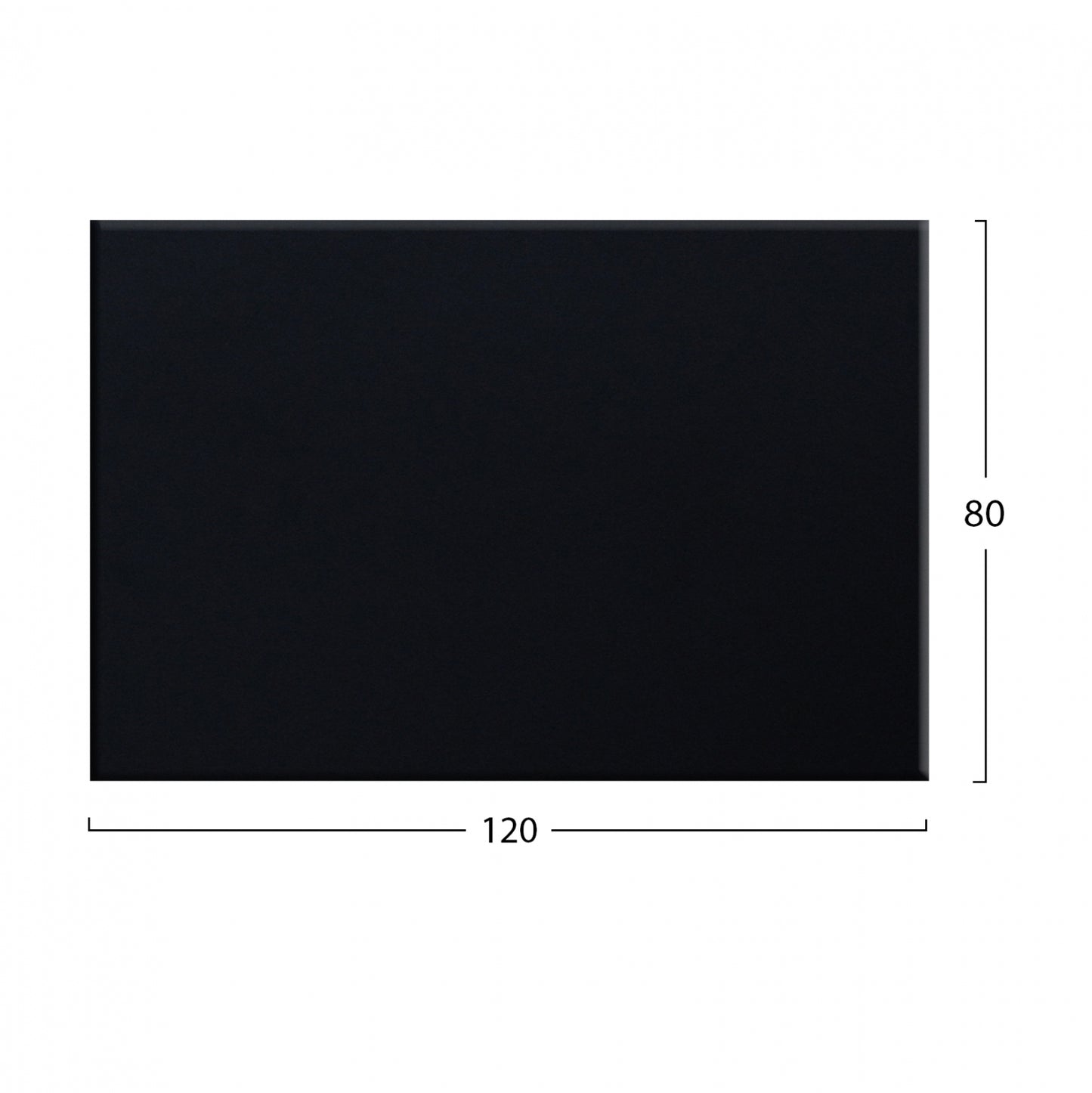 ΕΠΙΦΑΝΕΙΑ ΤΡΑΠΕΖΙΟΥ WERZALIT ΣΕ ΜΑΥΡΟ ΧΡΩΜΑ 120x80x3.5