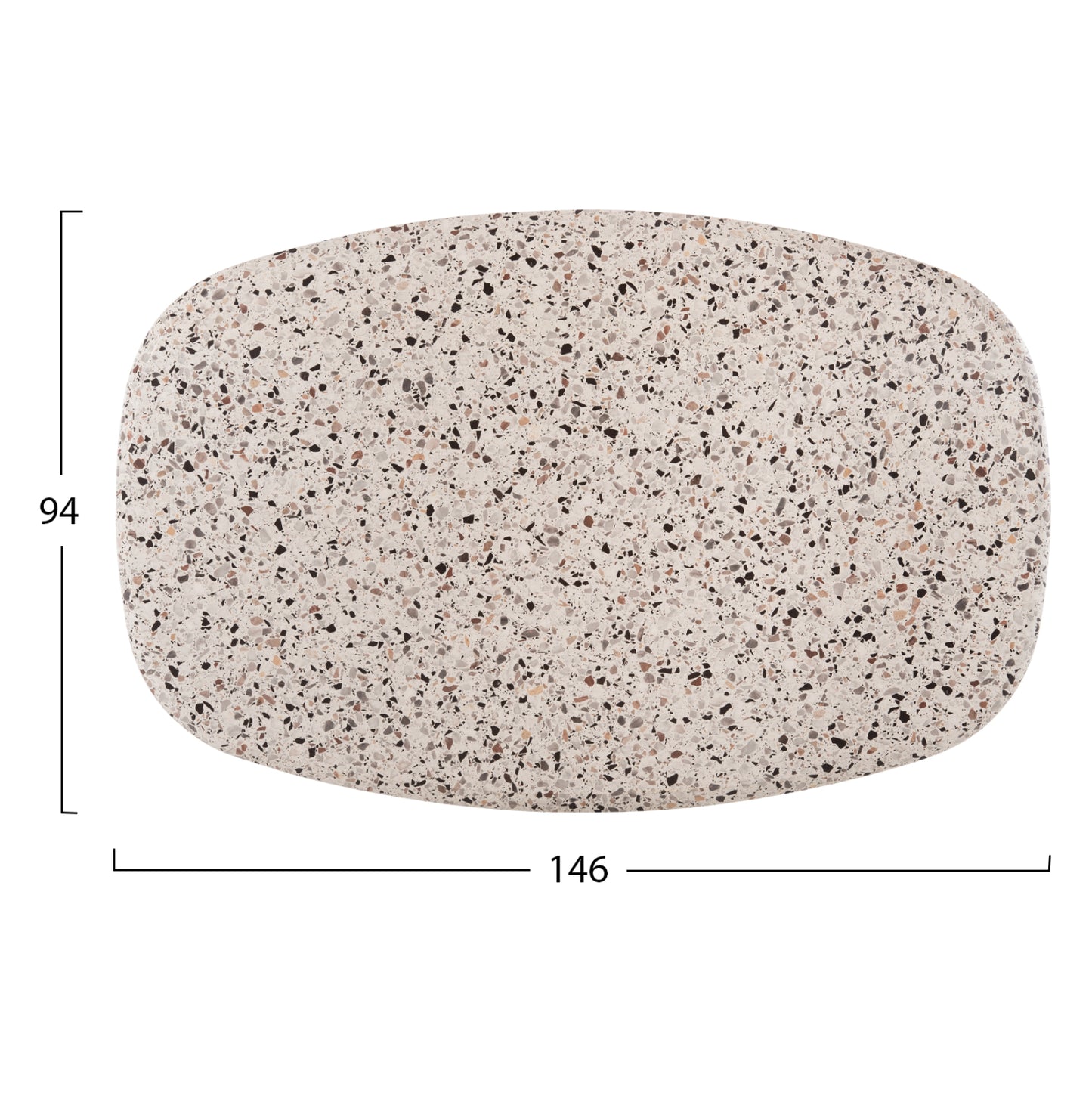 ΕΠΙΦΑΝΕΙΑ ΤΡΑΠΕΖΙΟΥ WERZALIT TERRAZZO 146x94εκ