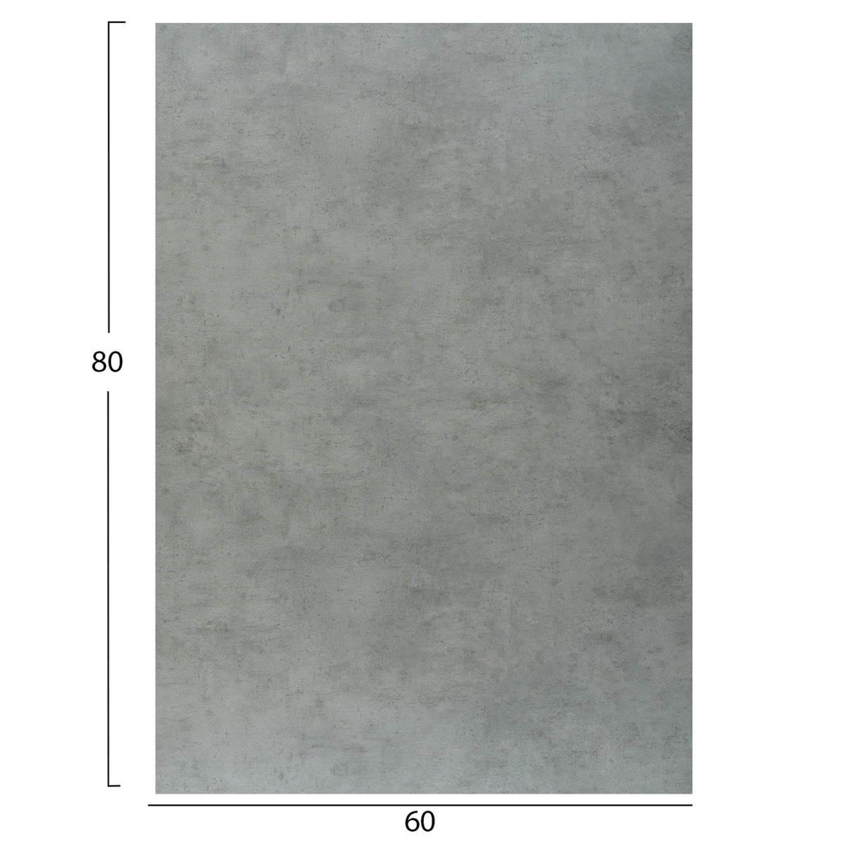 ΕΠΙΦΑΝΕΙΑ ΤΡΑΠΕΖΙΟΥ HPL ΟΡΘΟΓΩΝΙΑ CEMENT 60x80εκ