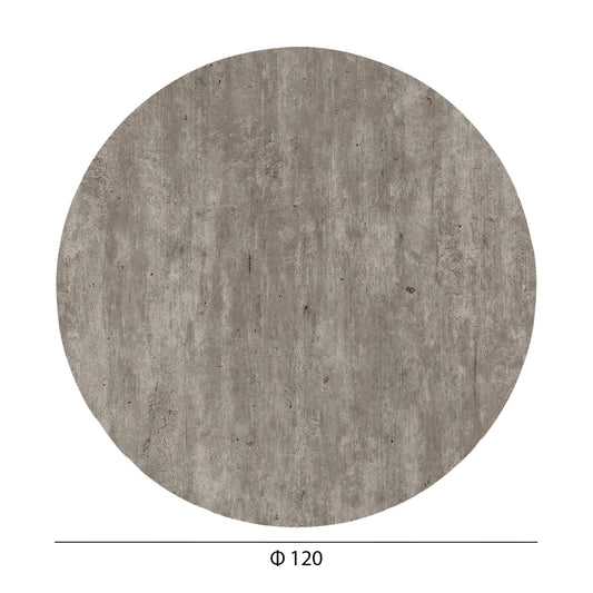 HPL ROUND TABLE TOP CONCRETE Φ120cm