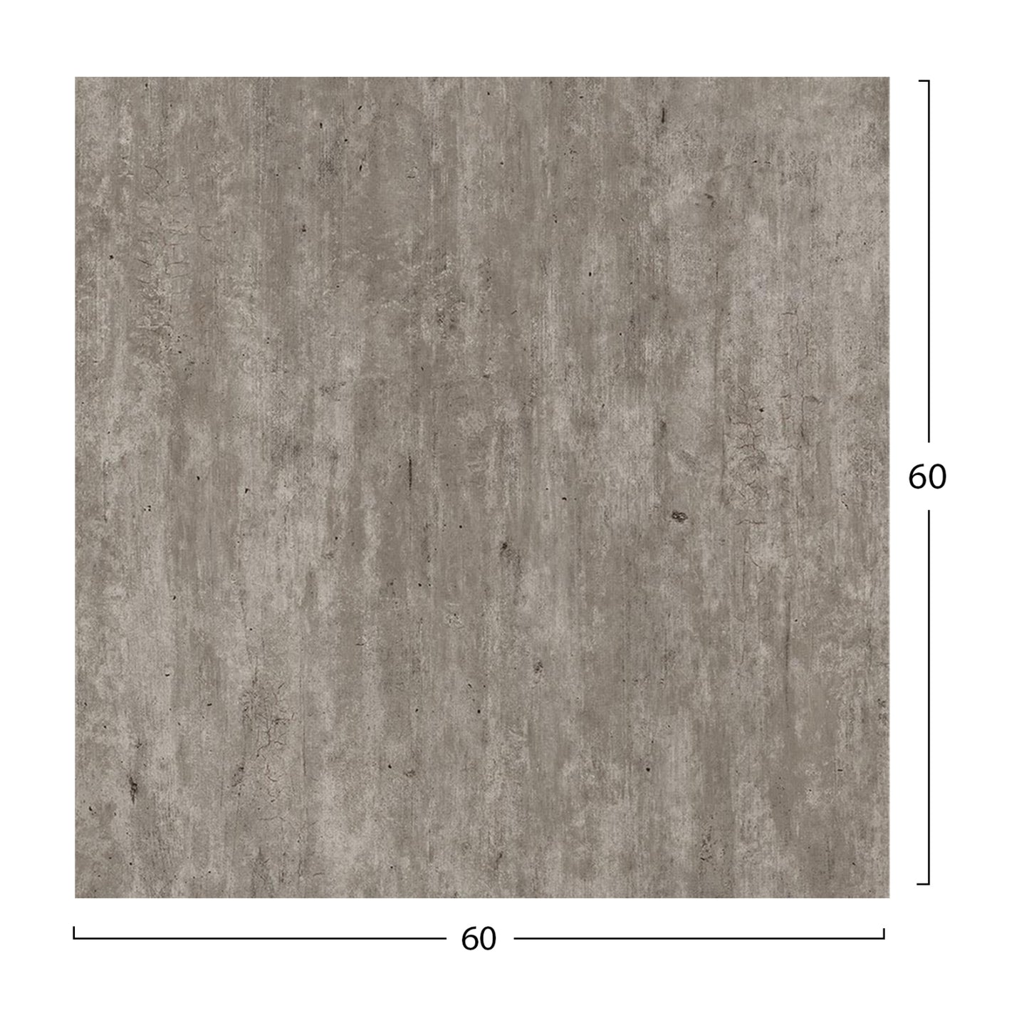 HPL SQUARE TABLETOP CONCRETE 60x60cm