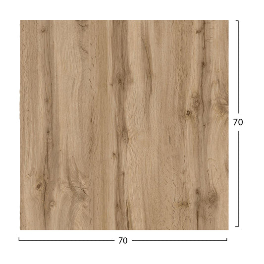 HPL TABLETOP SQUARE SONOMA OAK 70x70cm