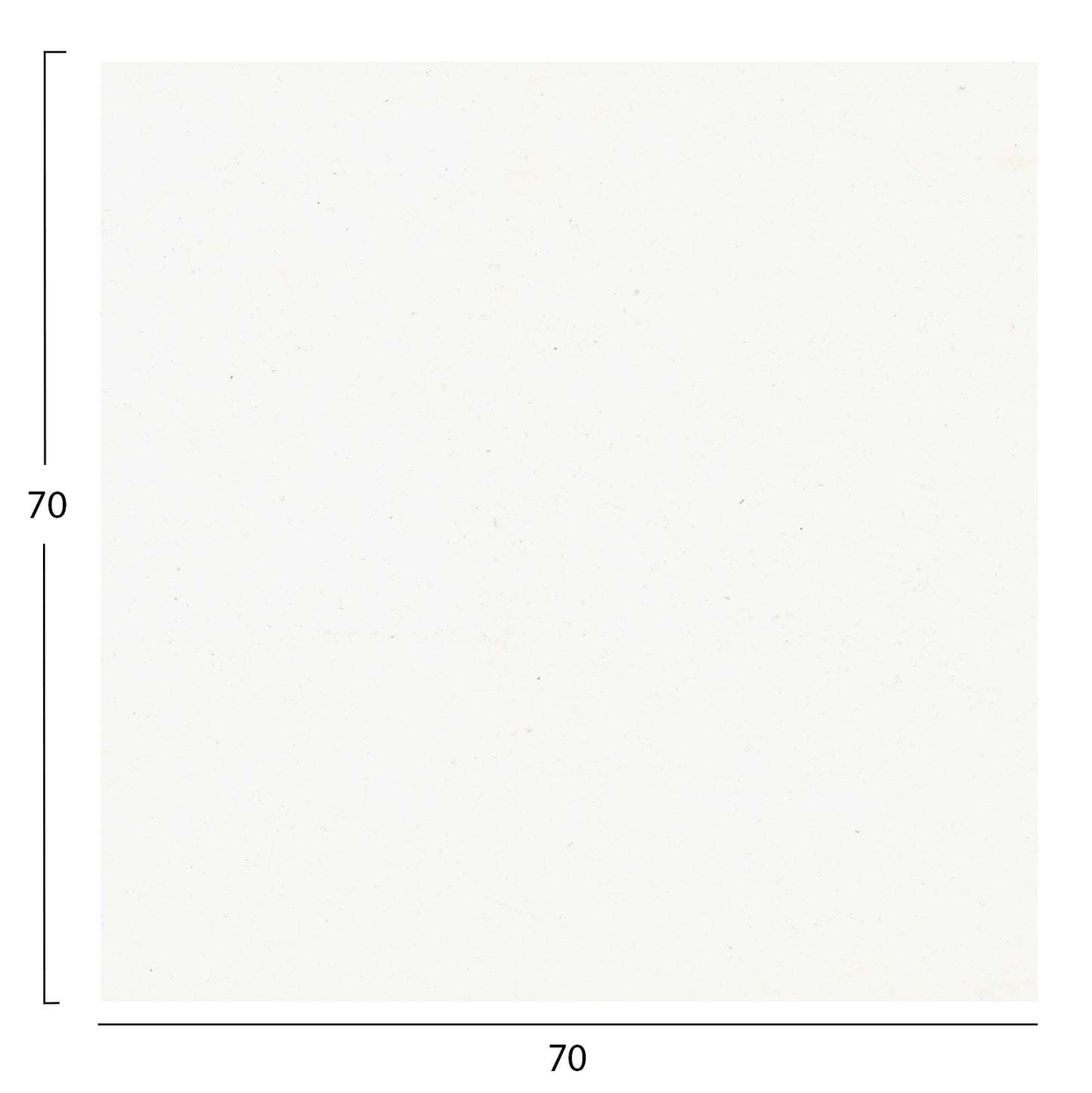 TABLE TOP SQUARE HPL WHITE 70x70cm
