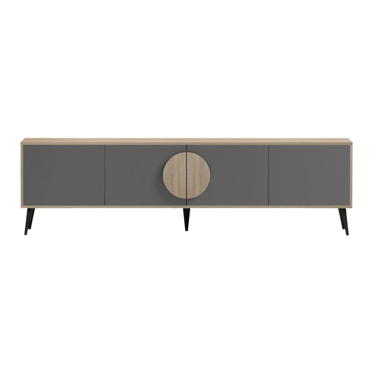 ΕΠΙΠΛΟ ΤΗΛΕΟΡΑΣΗΣ SAVORE ΜΕΛΑΜΙΝΗ SONAMA ΓΚΡΙ 180x35.5x51