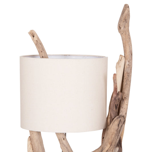 ΕΠΙΤΡΑΠΕΖΙΟ ΦΩΤΙΣΤΙΚΟ BRAMBLE DRIFTWOOD & ΛΕΥΚΟ ΚΑΠΕΛΟ Φ28x65
