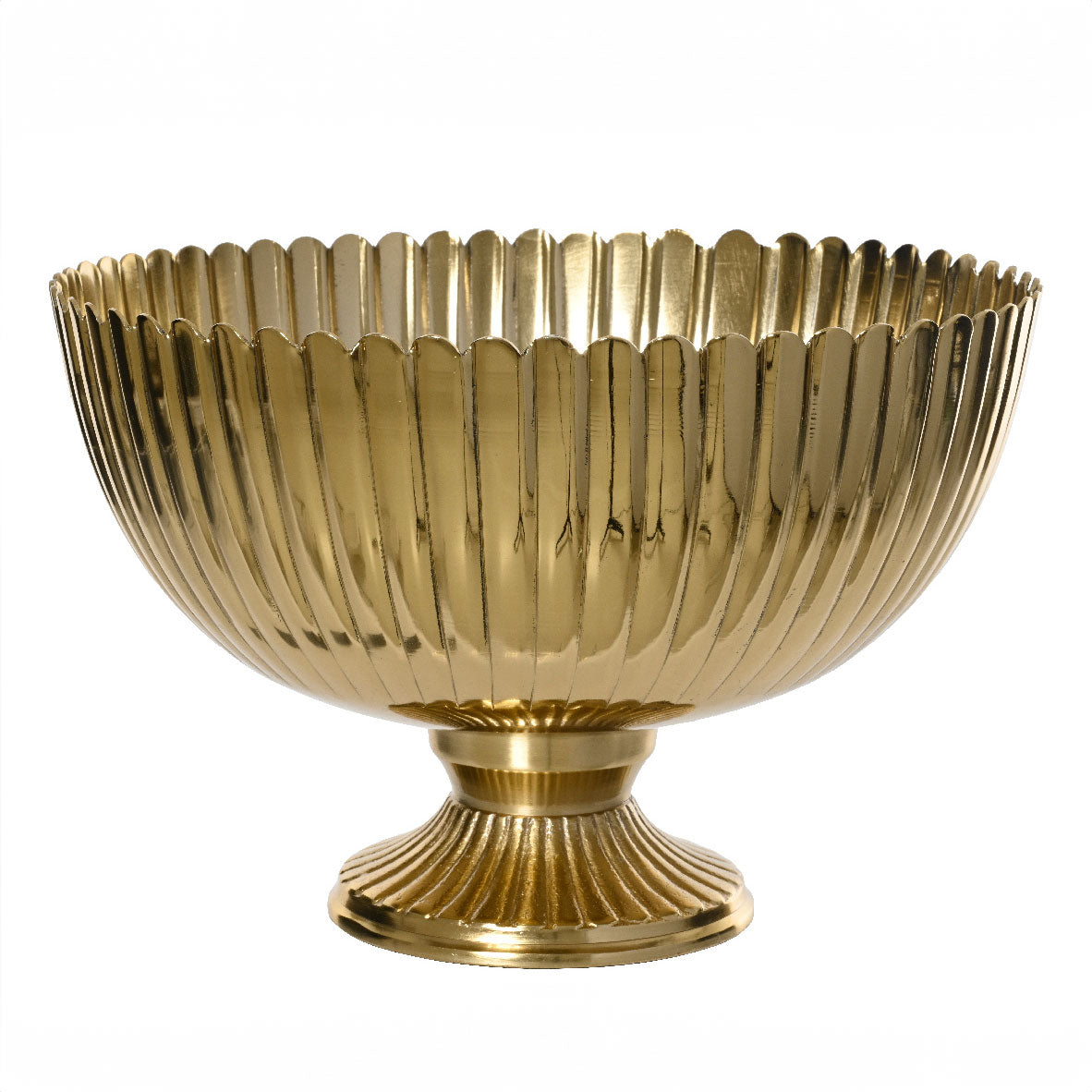 Μεταλλικό Χρυσό Μπωλ 30x30x20