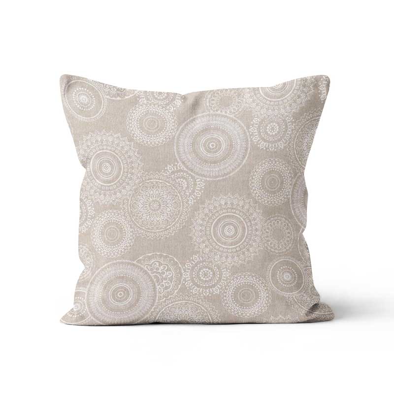 Μαξιλαροθήκη Λευκά Μάνταλα 45x45εκ