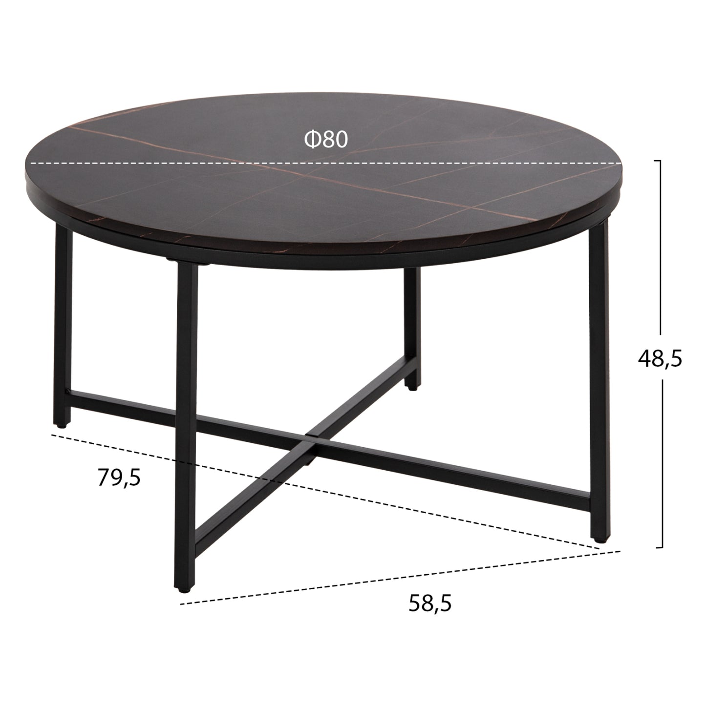 STUDENT LIVING ROOM SET DARK GREY