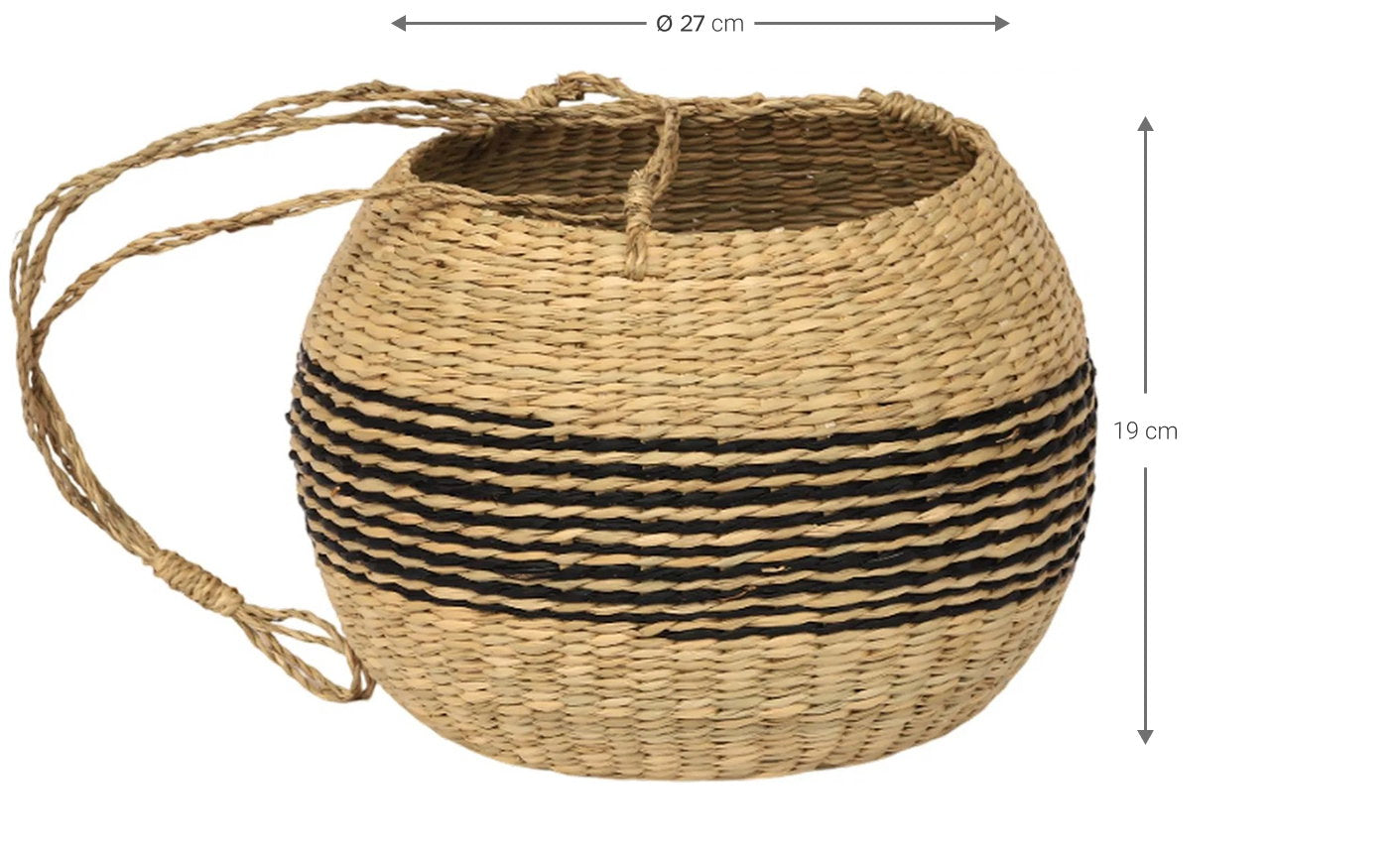 Decorative Basket Grasp 27x27x19