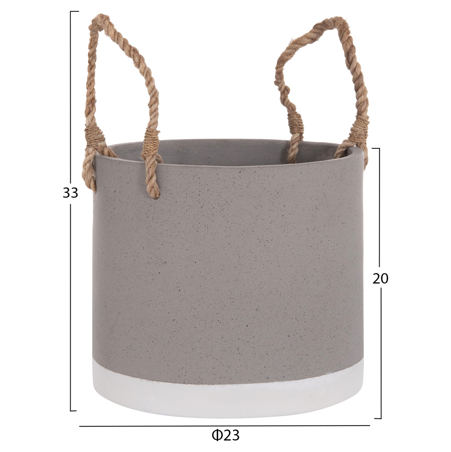 ΓΛΑΣΤΡΑ ΕΣ. ΧΩΡΟΥ ΣΕΙΡΑ TRYLL FIBER CEMENT ΓΚΡΙ & ΣΧΟΙΝΙ Φ23x20