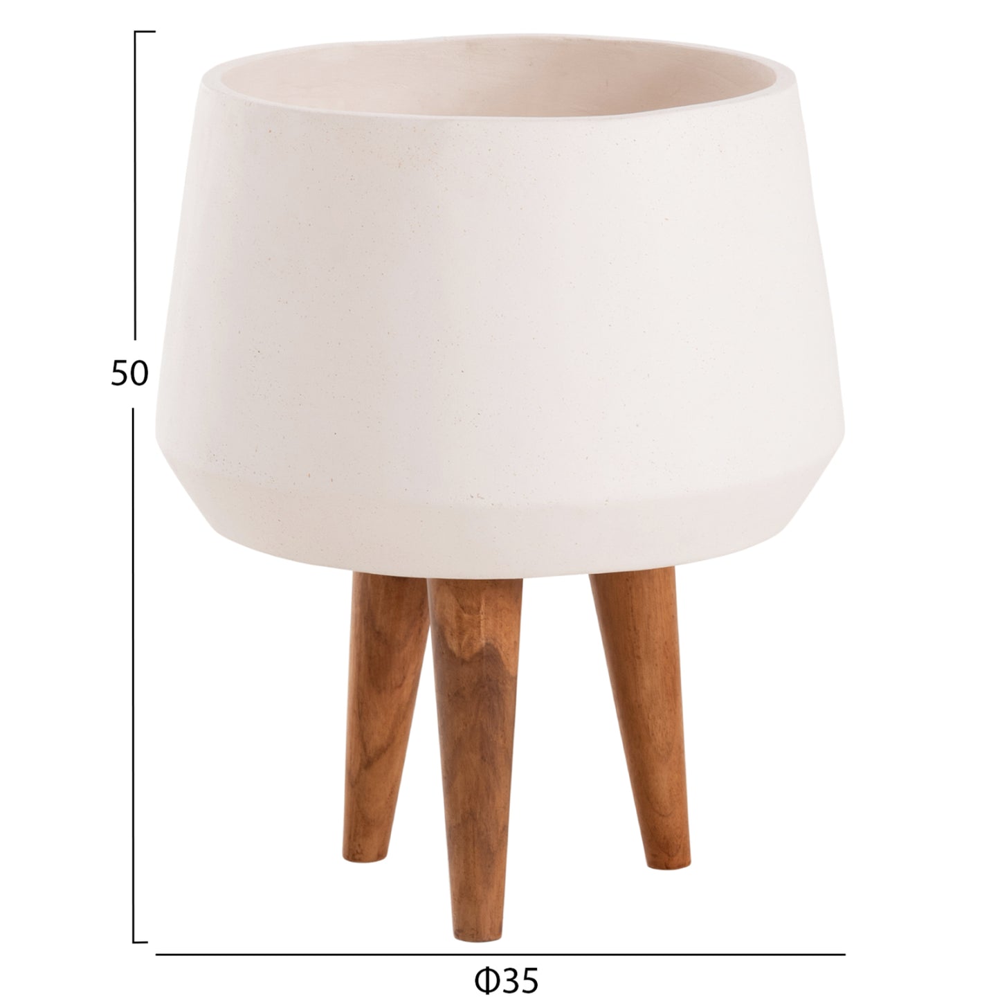 ΓΛΑΣΤΡΑ ΕΣΩΤ. ΧΩΡΟΥ QUAN FIBER CEMENT ΛΕΥΚΟ-ΒΑΣΗ TEAK Φ35x50