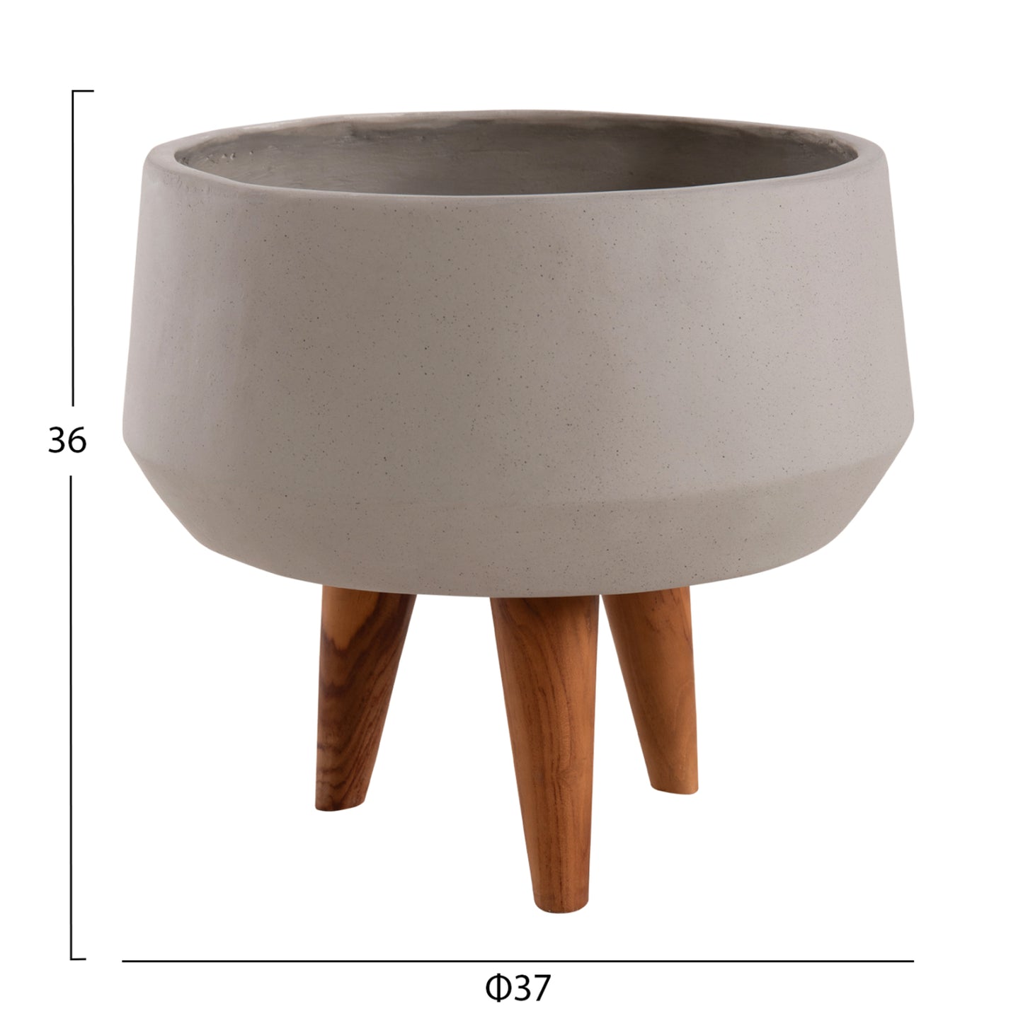 ΓΛΑΣΤΡΑ ΕΣΩΤ. ΧΩΡΟΥ QUAN FIBER CEMENT ΓΚΡΙ-ΒΑΣΗ TEAK Φ37x36