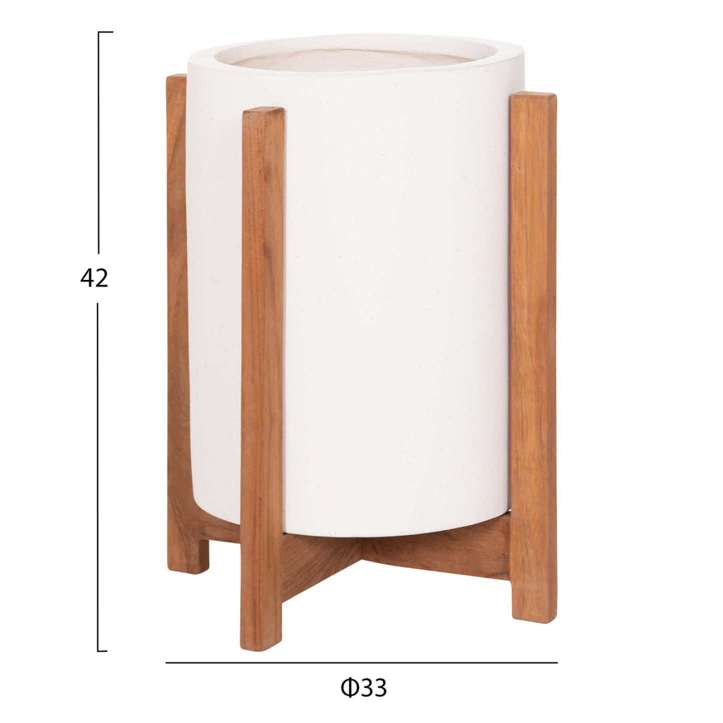 ΓΛΑΣΤΡΑ ΕΣΩΤ. ΧΩΡΟΥ HOFF FIBER CEMENT ΛΕΥΚΟ-TEAK ΒΑΣΗ Φ33x42