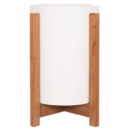 ΓΛΑΣΤΡΑ ΕΣΩΤ. ΧΩΡΟΥ HOFF FIBER CEMENT ΛΕΥΚΟ TEAK ΒΑΣΗ Φ33x42
