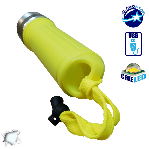 Αδιάβροχος Καταδυτικός Φακός Επαναφορτιζόμενος IP68 με 3 Μπαταρίες 18650 07009