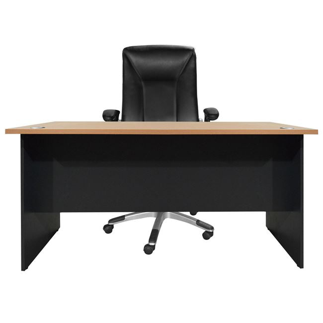 ΓΡΑΦΕΙΟ ΕΠΑΓΓΕΛΜΑΤΙΚΟ ABELINA ΓΚΡΙ ΟΞΙΑ 150x75x75