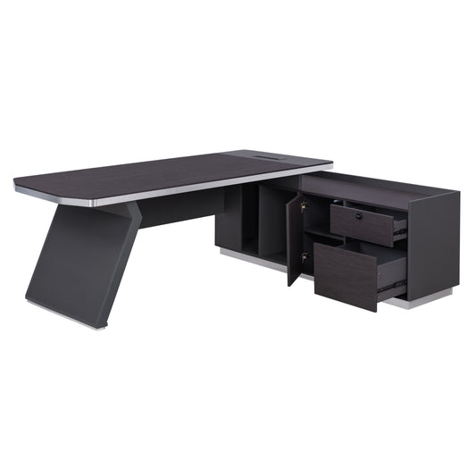 ΓΡΑΦΕΙΟ ΕΠΑΓΓΕΛΜΑΤΙΚΟ ΔΕΞΙΑ ΓΩΝΙΑ ROSEWOOD 220x180x76