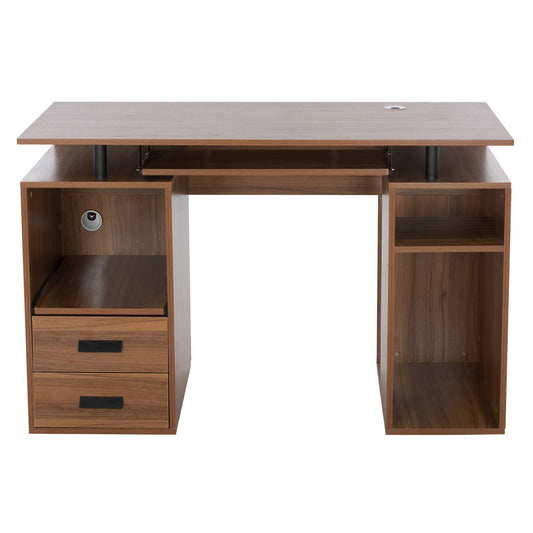 ΓΡΑΦΕΙΟ ΜΕΛΑΜΙΝΗΣ STATUS WALNUT 120x55x76