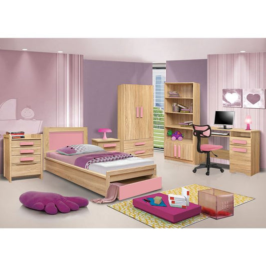 ΓΡΑΦΕΙΟ PLAYROOM SONAMA ΡΟΖ ΧΕΡΟΥΛΙ 110x55x76.5