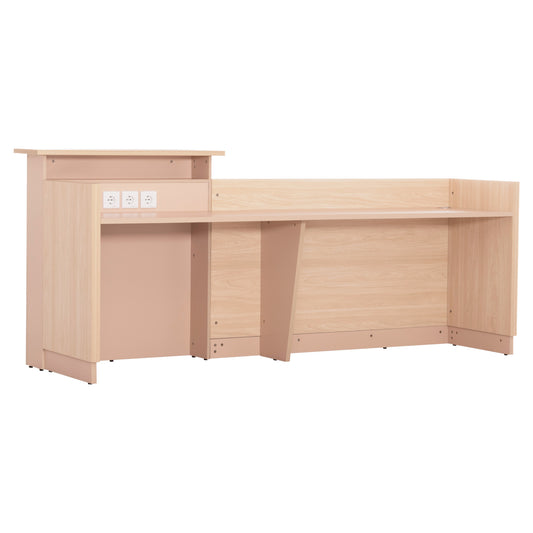 ΓΡΑΦΕΙΟ ΥΠΟΔΟΧΗΣ DALTON ΜΕΛΑΜΙΝΗ ΣΕ SONAMA ΜΠΕΖ 240x80x106