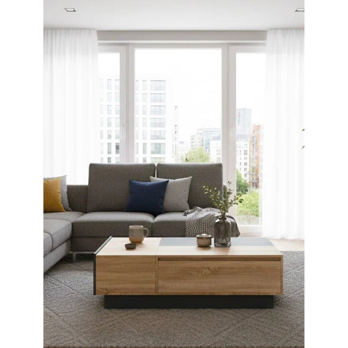 Τραπεζάκι Σαλονιού Loft 125x66x43