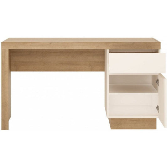 Lynx Desk Natural-White 135x65x75