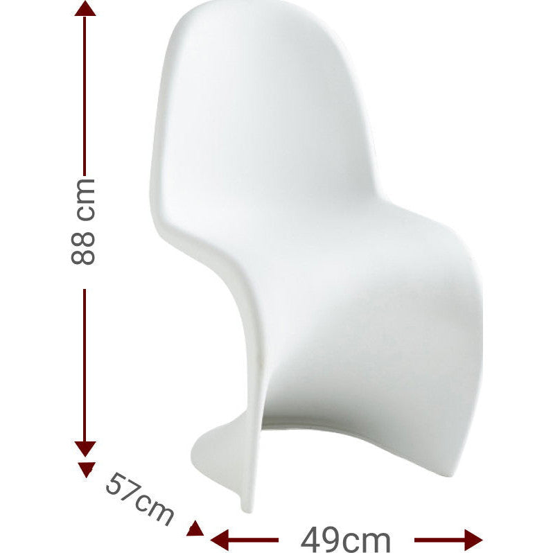 Καρέκλα Maggy Λευκό 49x57x88