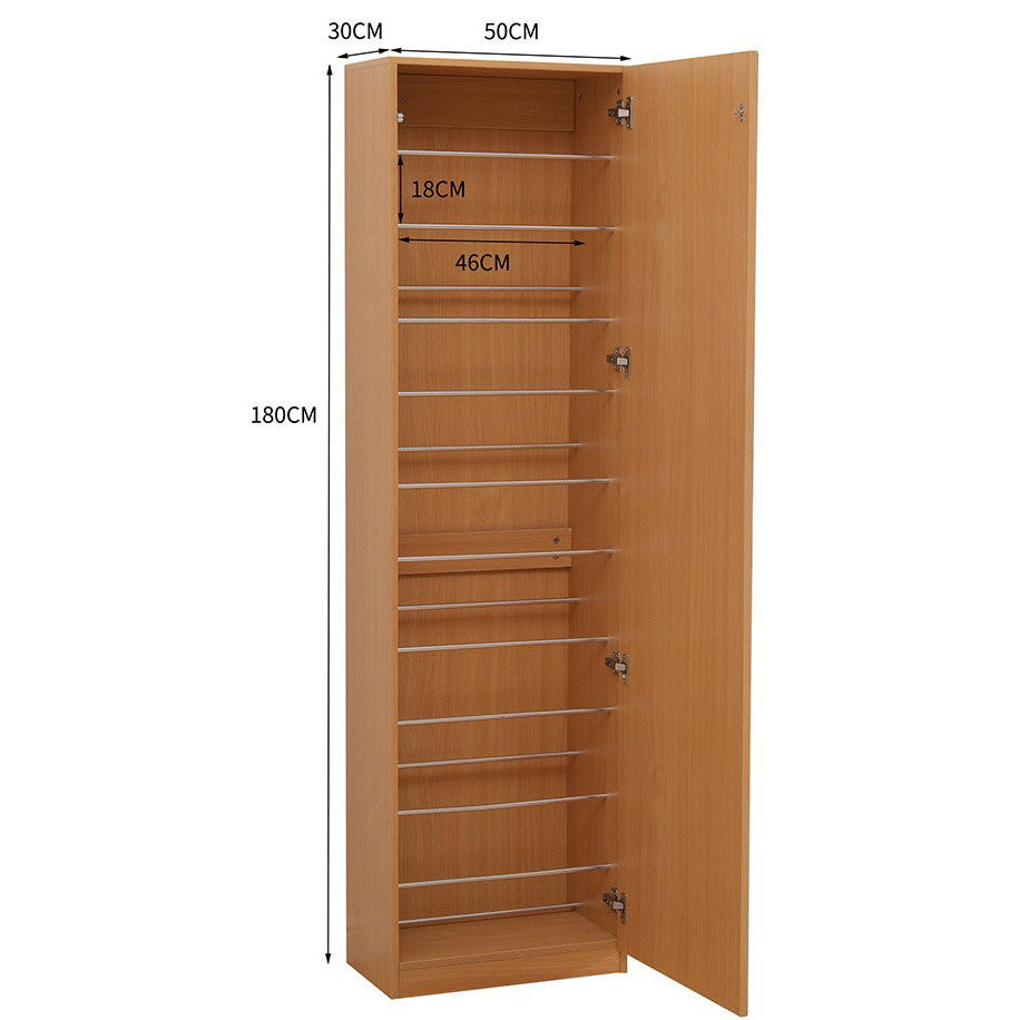 Shoe Cabinet Signet with Mirror 50x30x180