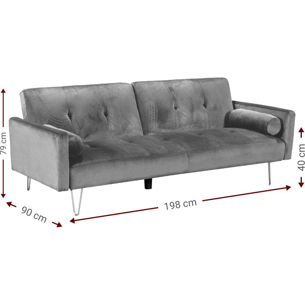 Lawson Sofa Bed Khaki 198x90x79