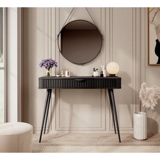 Lomer Toilet Black 100.2x38x78