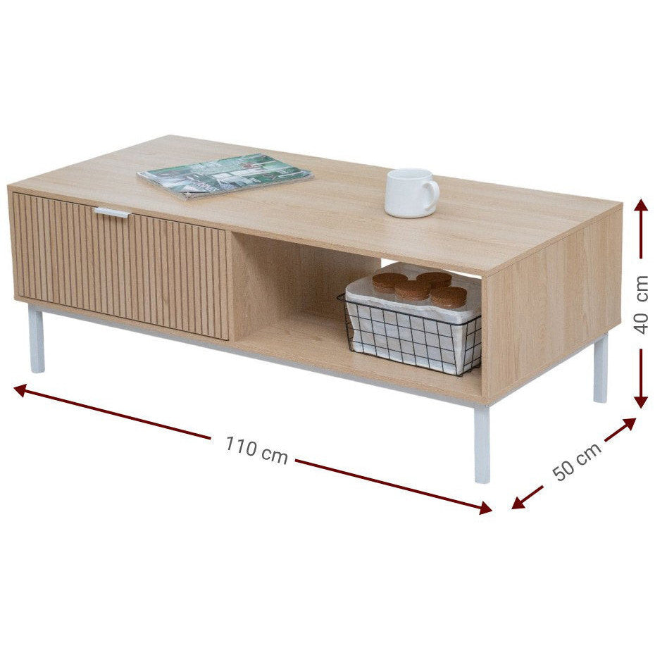 Τραπεζάκι Σαλονιού Haptic 110x50x40