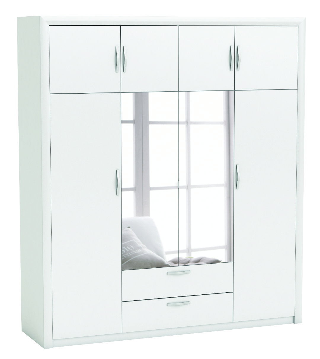 Ντουλάπα Odise Λευκό 198x56.5x223.9