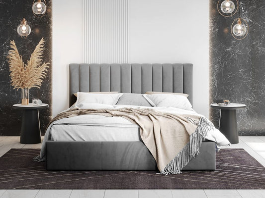 Upholstered Bed Cosmos Grey 171x212x105