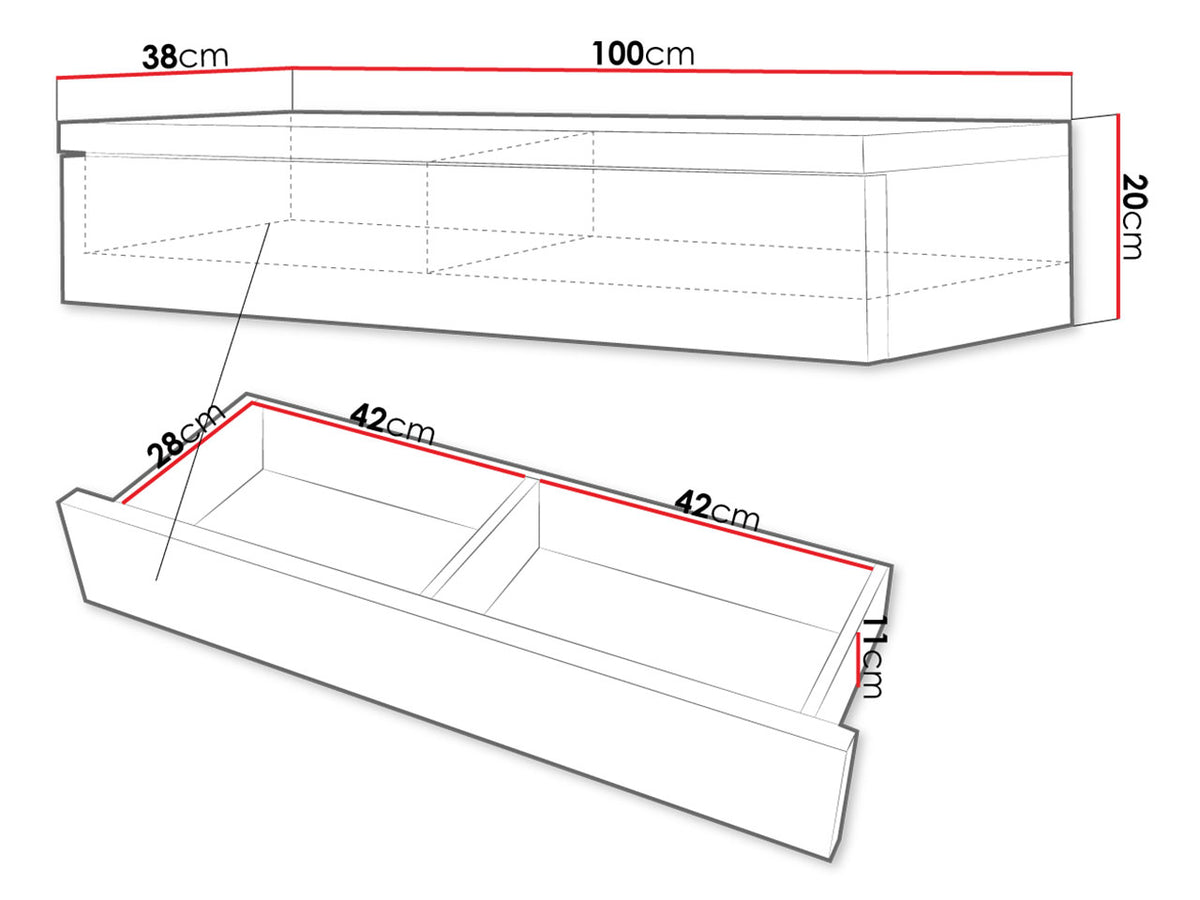 Τουαλέτα Navene Λευκό 100x38x20