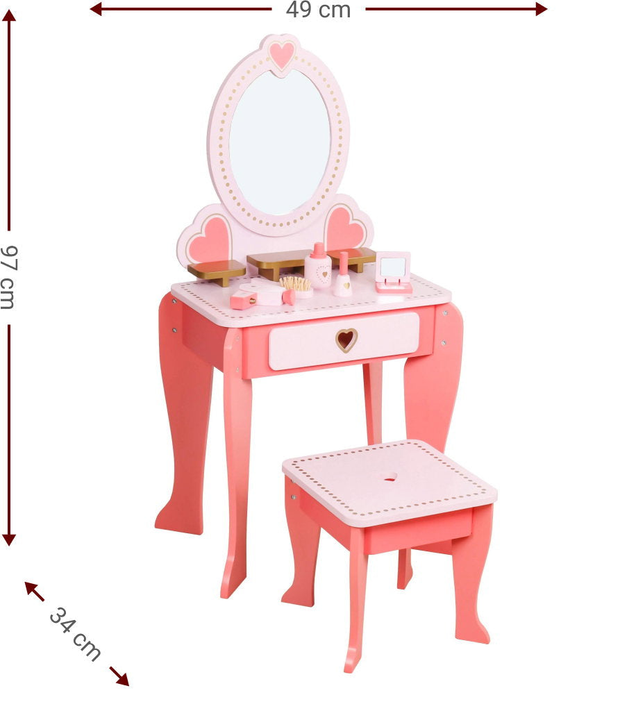 Παιδικό Μπουντουάρ Joyland Wonder Ροζ 49x34x97