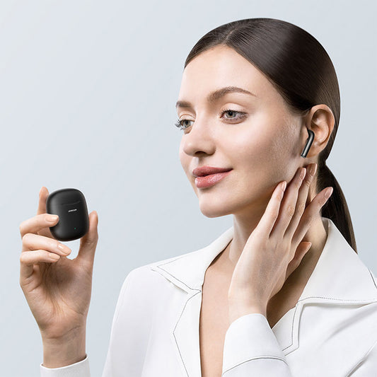 87055 JOYROOM Originals JR-T13 Bilateral TWS Earphones με Θήκη Φόρτισης True Wireless Bluetooth V5.0 Binaural Συμβατό με iOS & Android Μαύρο